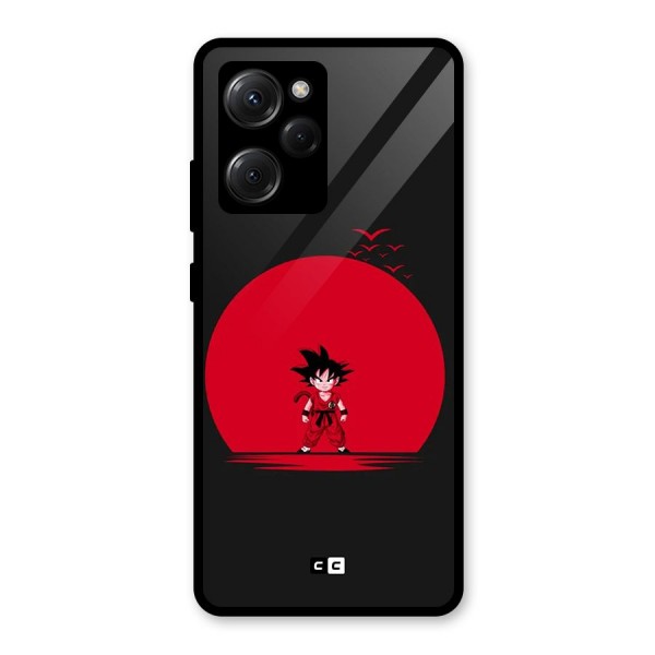 Goku Kid Art Glass Back Case for Poco X5 Pro