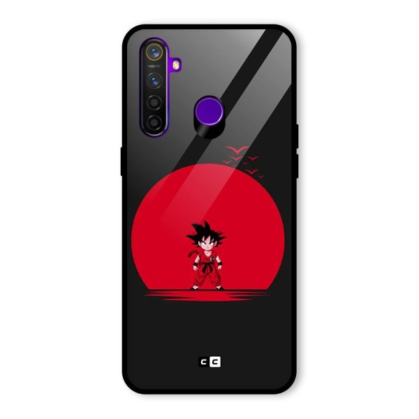 Goku Kid Art Glass Back Case for Realme 5 Pro