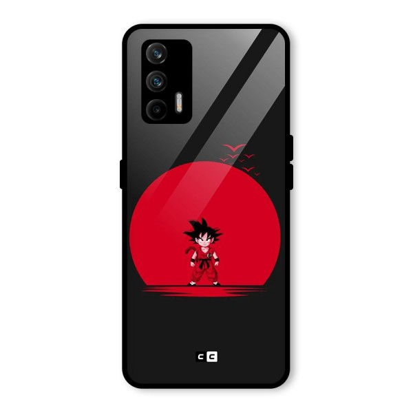 Goku Kid Art Glass Back Case for Realme X7 Max