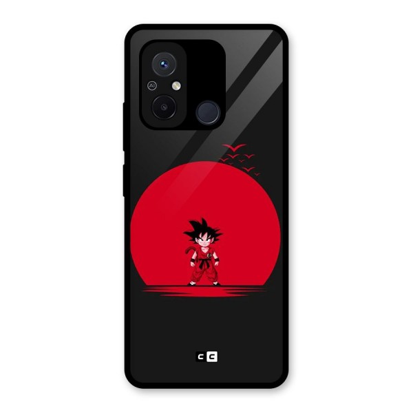 Goku Kid Art Glass Back Case for Redmi 12C