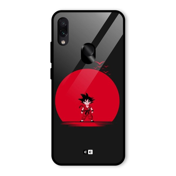 Goku Kid Art Glass Back Case for Redmi Note 7