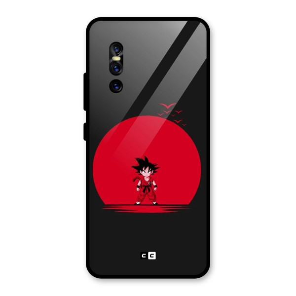 Goku Kid Art Glass Back Case for Vivo V15 Pro