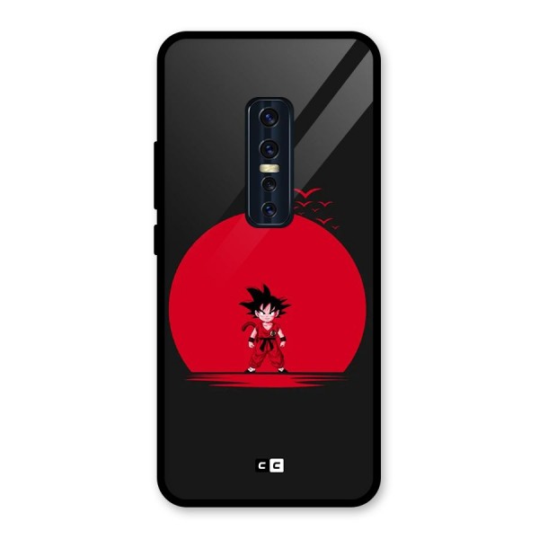 Goku Kid Art Glass Back Case for Vivo V17 Pro