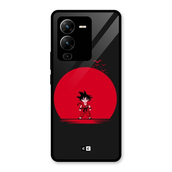 Goku Kid Art Glass Back Case for Vivo V25 Pro