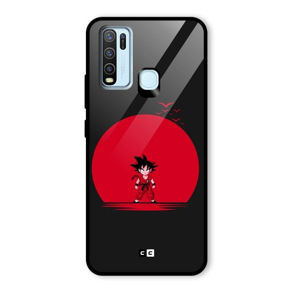 Goku Kid Art Glass Back Case for Vivo Y30