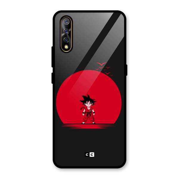 Goku Kid Art Glass Back Case for Vivo Z1x