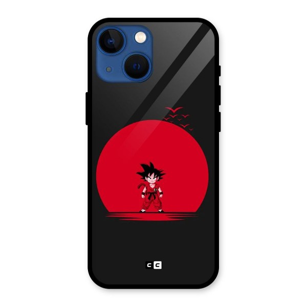 Goku Kid Art Glass Back Case for iPhone 13 Mini