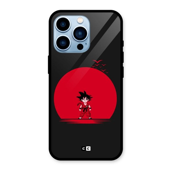 Goku Kid Art Glass Back Case for iPhone 13 Pro