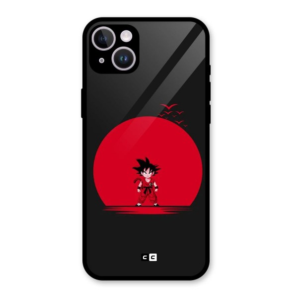 Goku Kid Art Glass Back Case for iPhone 14 Plus