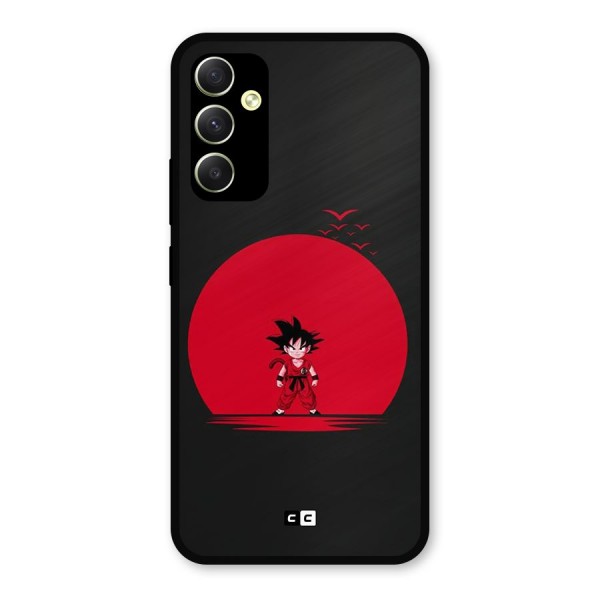 Goku Kid Art Metal Back Case for Galaxy A34