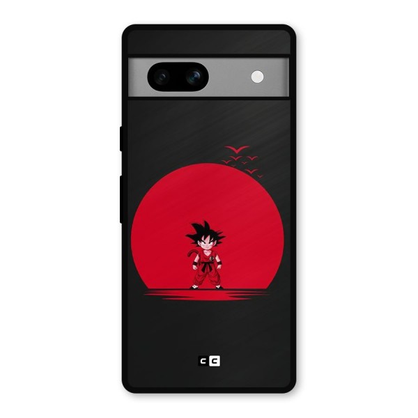 Goku Kid Art Metal Back Case for Google Pixel 7a