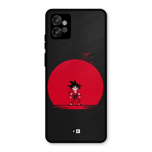 Goku Kid Art Metal Back Case for Moto G32