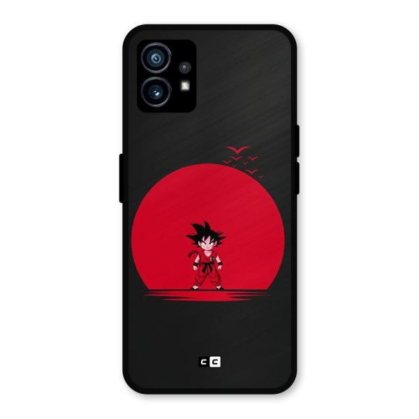 Goku Kid Art Metal Back Case for Nothing Phone 1