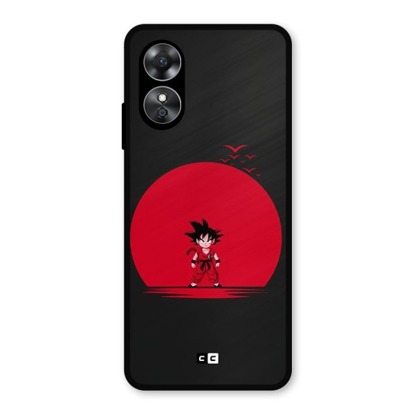 Goku Kid Art Metal Back Case for Oppo A17