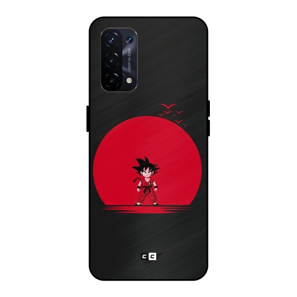 Goku Kid Art Metal Back Case for Oppo A74 5G