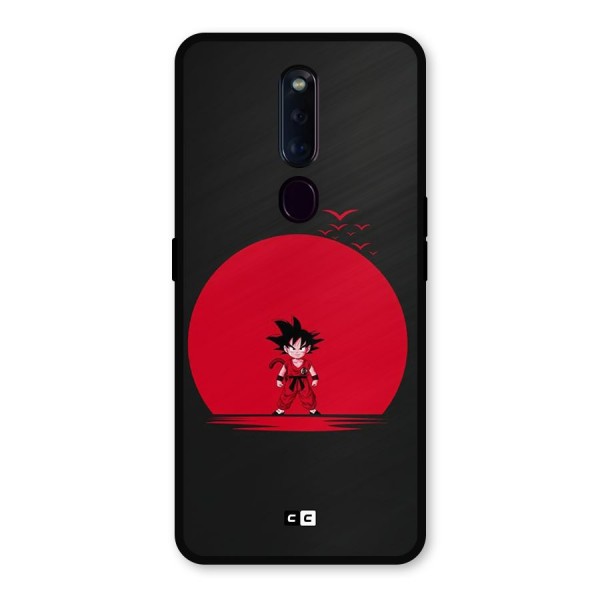 Goku Kid Art Metal Back Case for Oppo F11 Pro