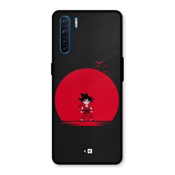 Goku Kid Art Metal Back Case for Oppo F15