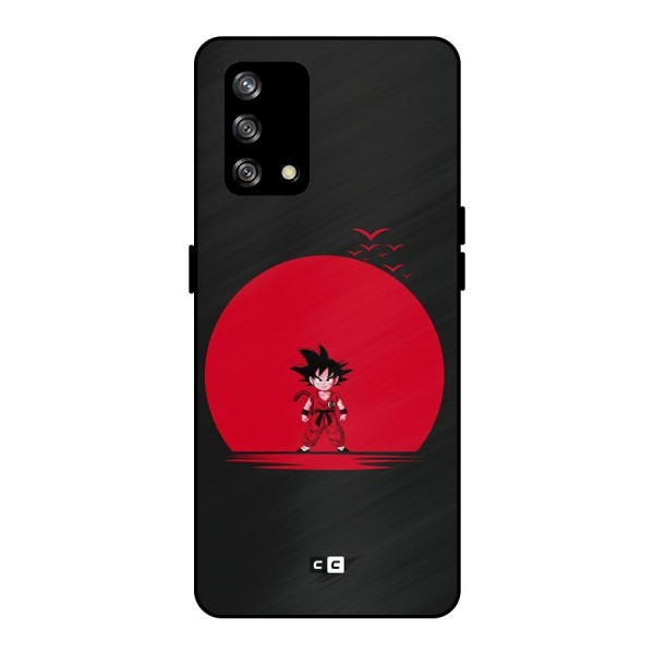 Goku Kid Art Metal Back Case for Oppo F19