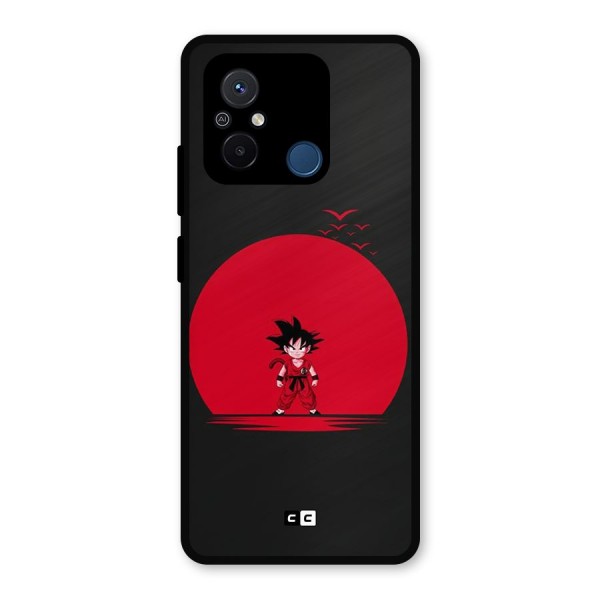 Goku Kid Art Metal Back Case for Poco C55