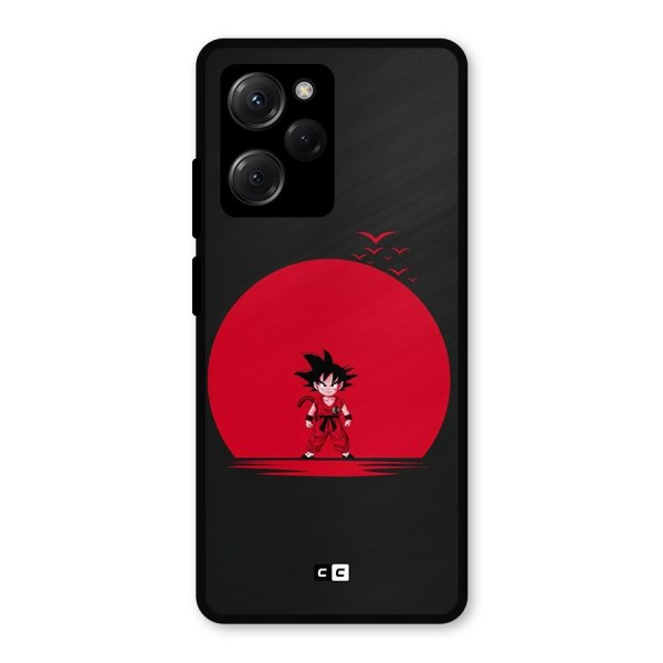 Goku Kid Art Metal Back Case for Poco X5 Pro