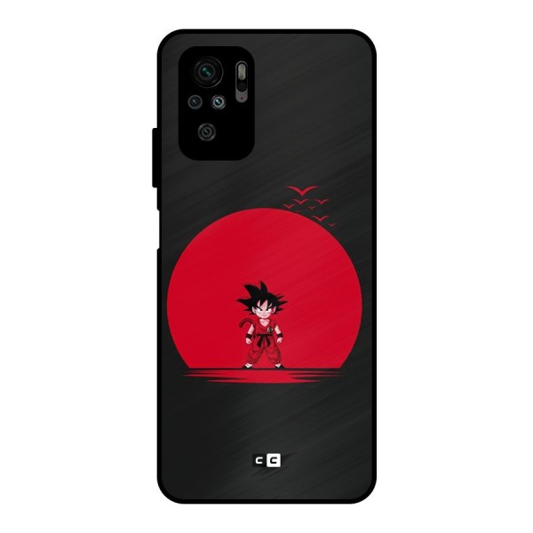 Goku Kid Art Metal Back Case for Redmi Note 10