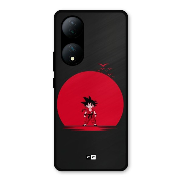 Goku Kid Art Metal Back Case for Vivo T2