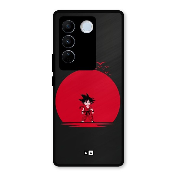 Goku Kid Art Metal Back Case for Vivo V27 Pro