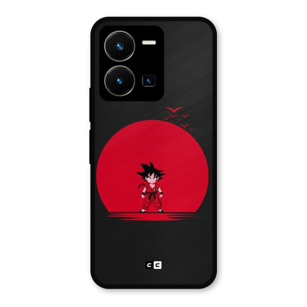 Goku Kid Art Metal Back Case for Vivo Y35