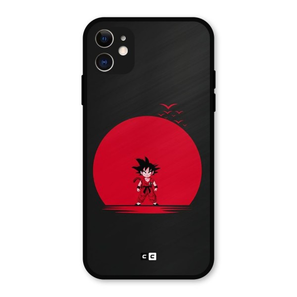 Goku Kid Art Metal Back Case for iPhone 11