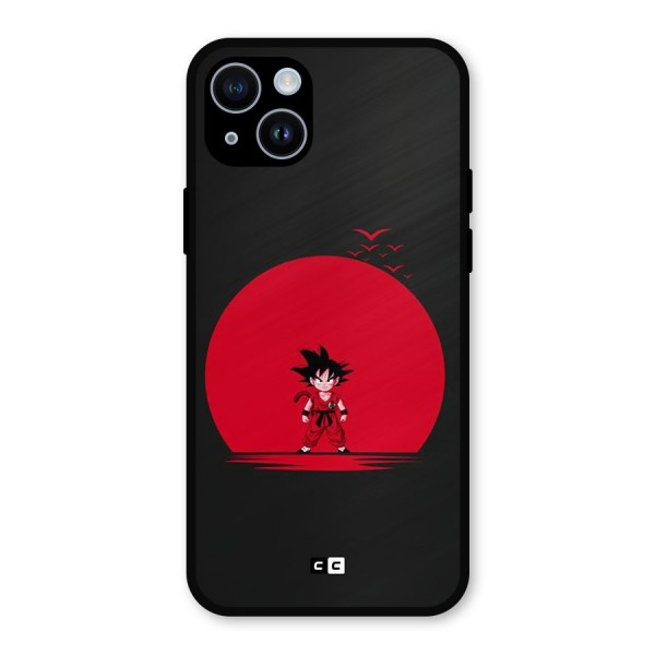 Goku Kid Art Metal Back Case for iPhone 14