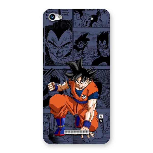 Goku Manga Art Back Case for Canvas Hue 2 A316