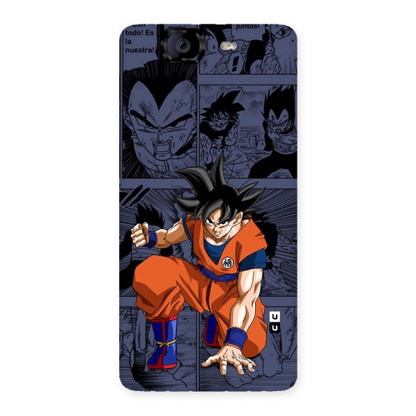 Goku Manga Art Back Case for Canvas Knight A350