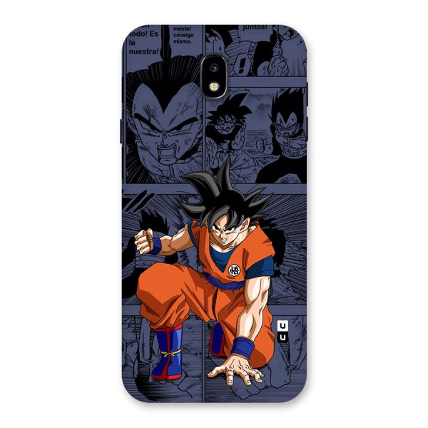 Goku Manga Art Back Case for Galaxy J7 Pro