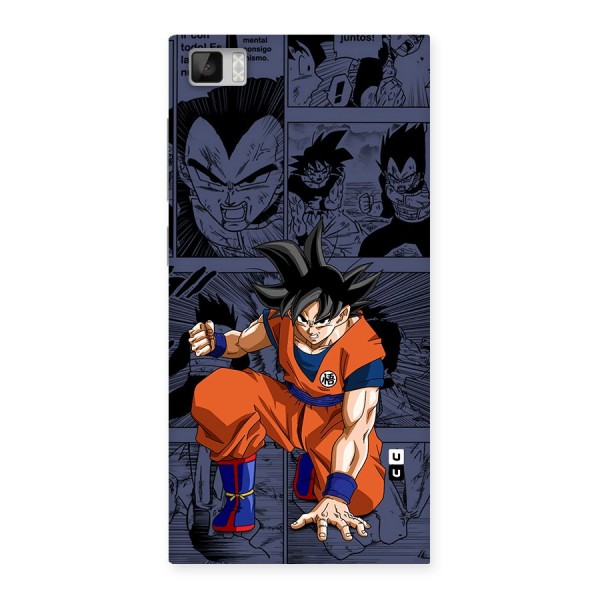 Goku Manga Art Back Case for Mi3