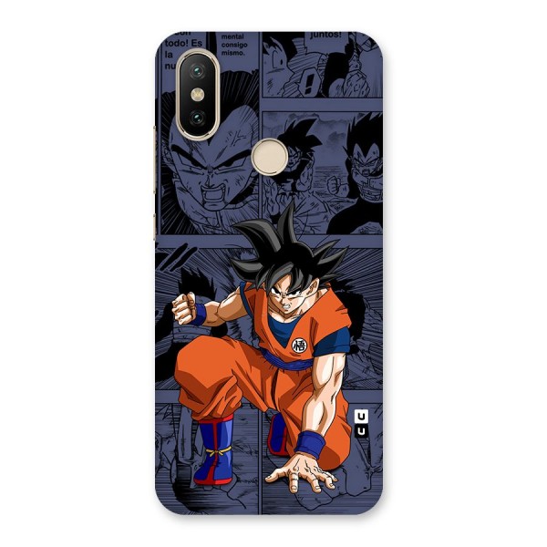 Goku Manga Art Back Case for Mi A2