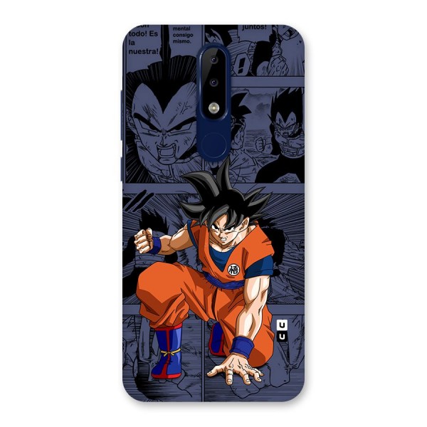 Goku Manga Art Back Case for Nokia 5.1 Plus