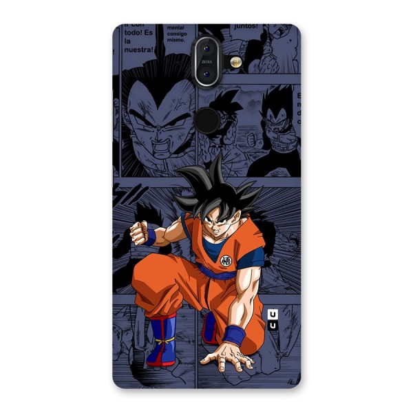 Goku Manga Art Back Case for Nokia 8 Sirocco