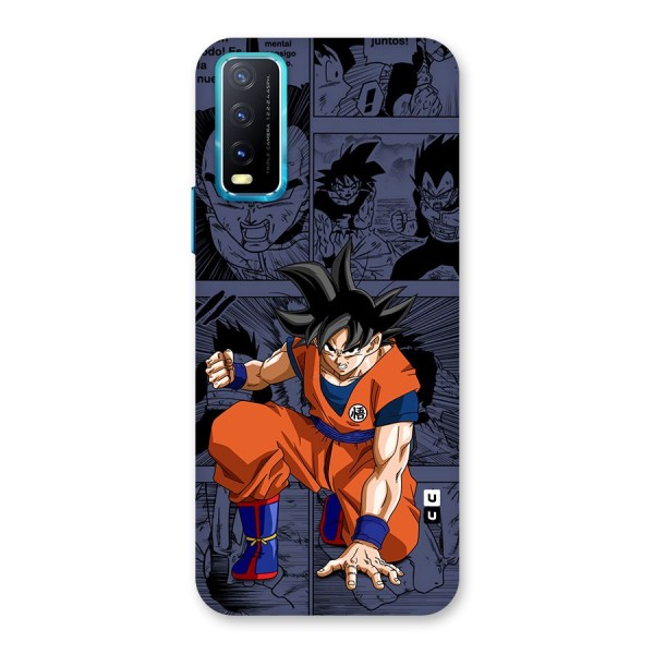 Goku Manga Art Back Case for Vivo Y12s