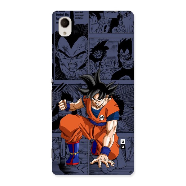 Goku Manga Art Back Case for Xperia M4