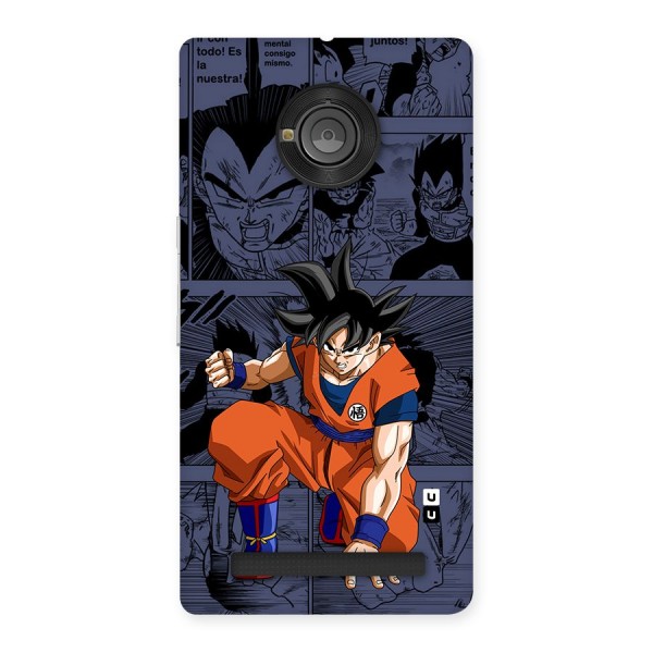 Goku Manga Art Back Case for Yuphoria