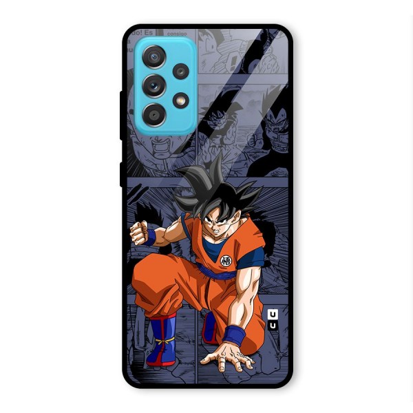 Goku Manga Art Glass Back Case for Galaxy A52s 5G