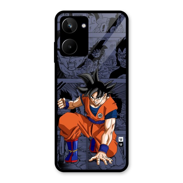 Goku Manga Art Glass Back Case for Realme 10