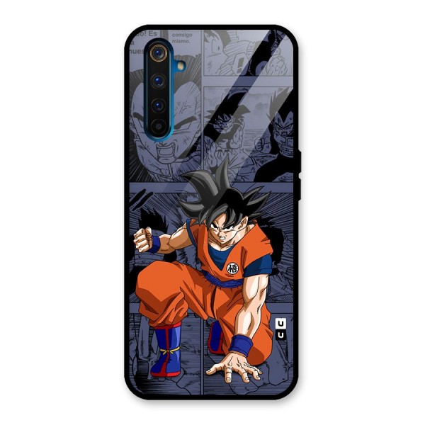 Goku Manga Art Glass Back Case for Realme 6 Pro