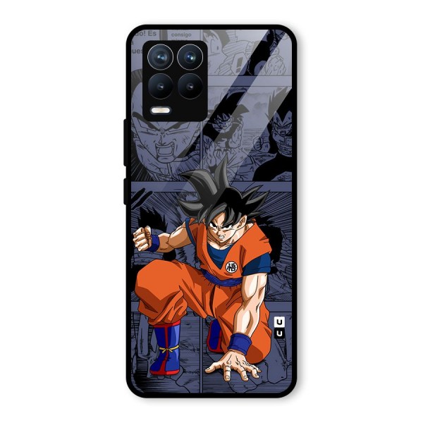 Goku Manga Art Glass Back Case for Realme 8 Pro