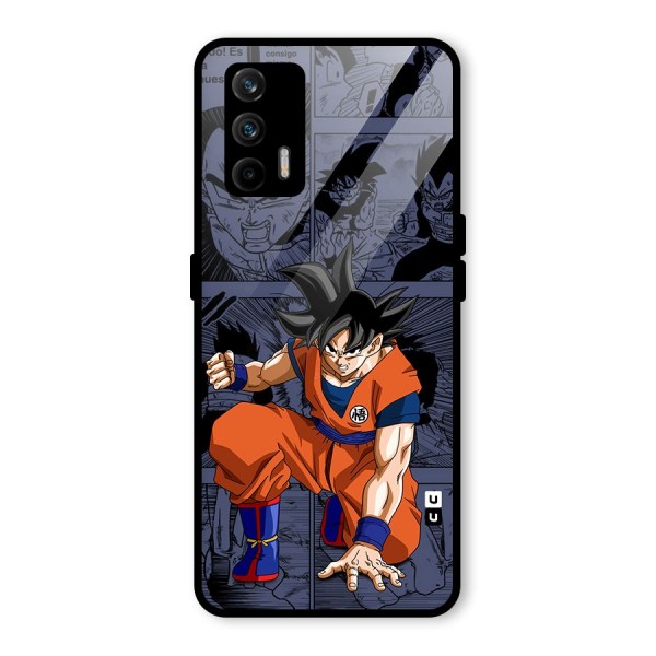 Goku Manga Art Glass Back Case for Realme GT 5G