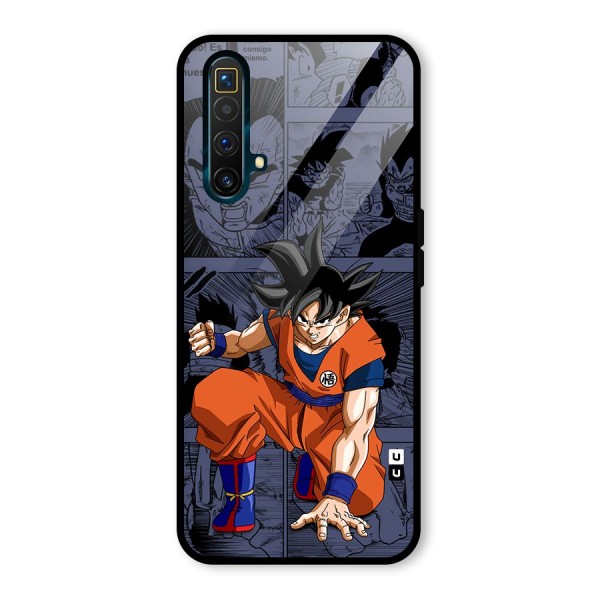 Goku Manga Art Glass Back Case for Realme X3 SuperZoom