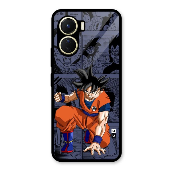 Goku Manga Art Glass Back Case for Vivo Y56