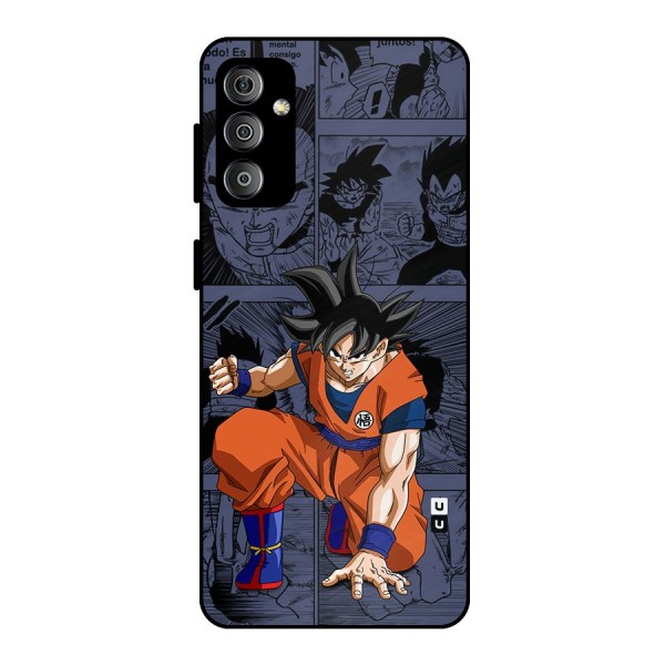 Goku Manga Art Metal Back Case for Galaxy F23