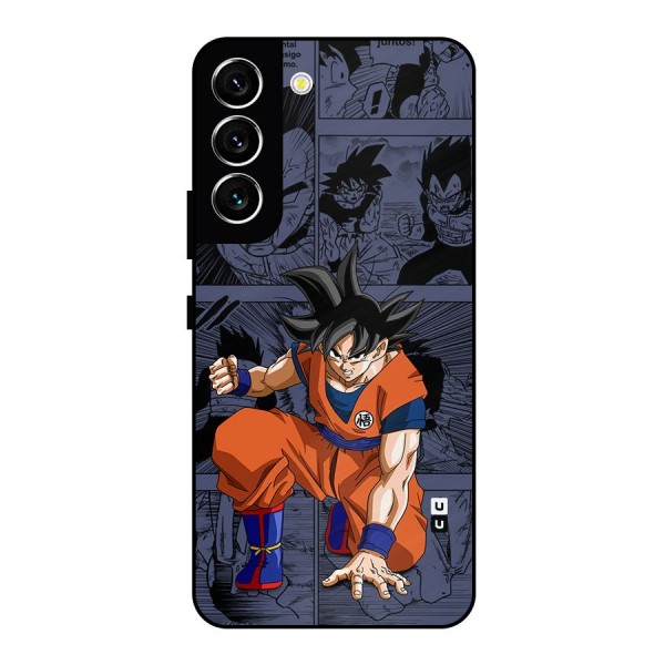 Goku Manga Art Metal Back Case for Galaxy S22 5G