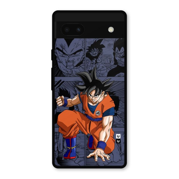 Goku Manga Art Metal Back Case for Google Pixel 6a